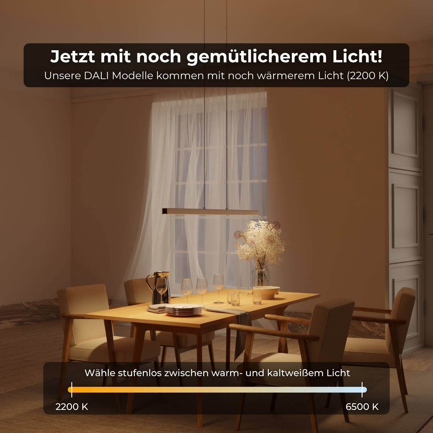 Dali-2 dt8: calimera-ontwerper hanglamp