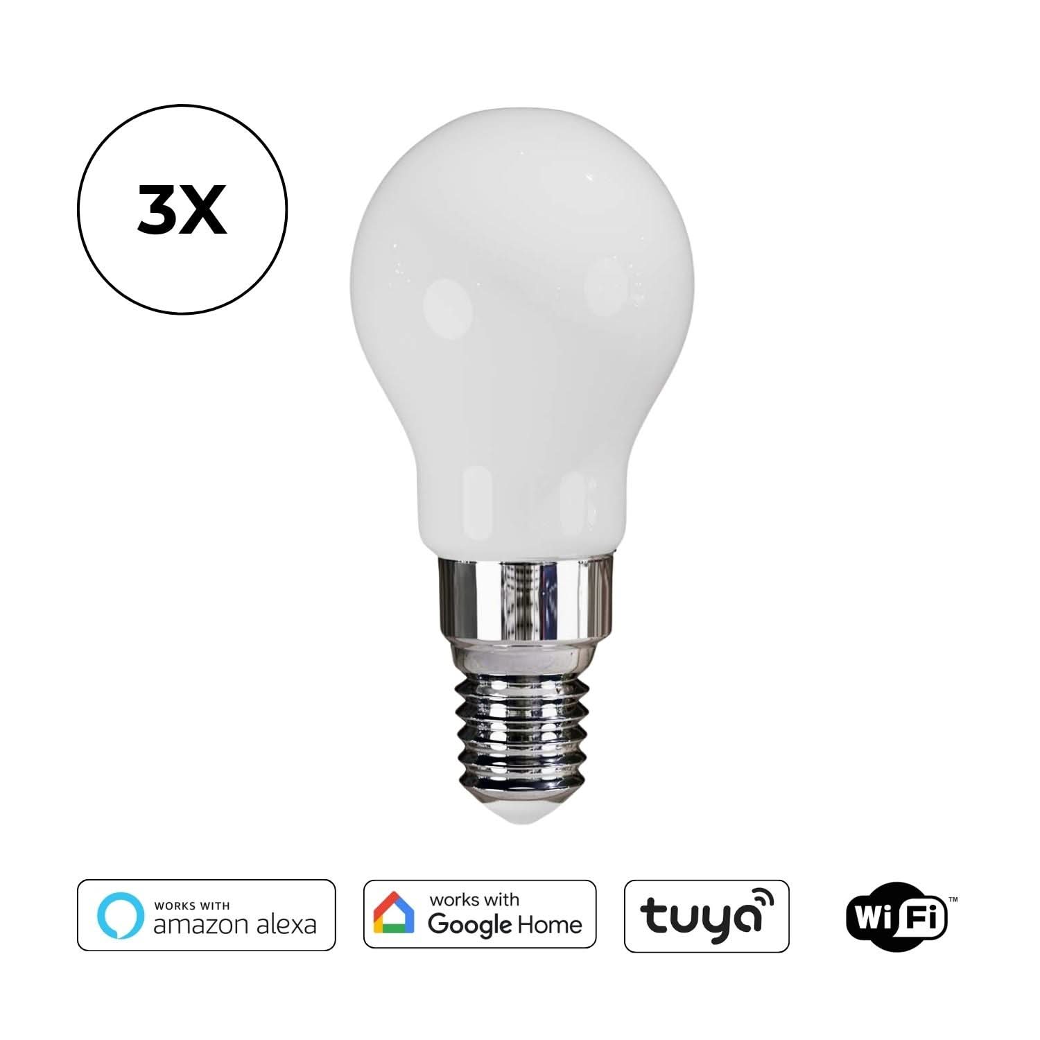 3er Set: E14 Smart Home RGB + CCT LED Leuchtmittel