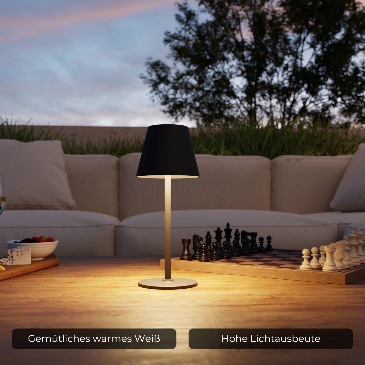 Velaris rechargeable table lamp